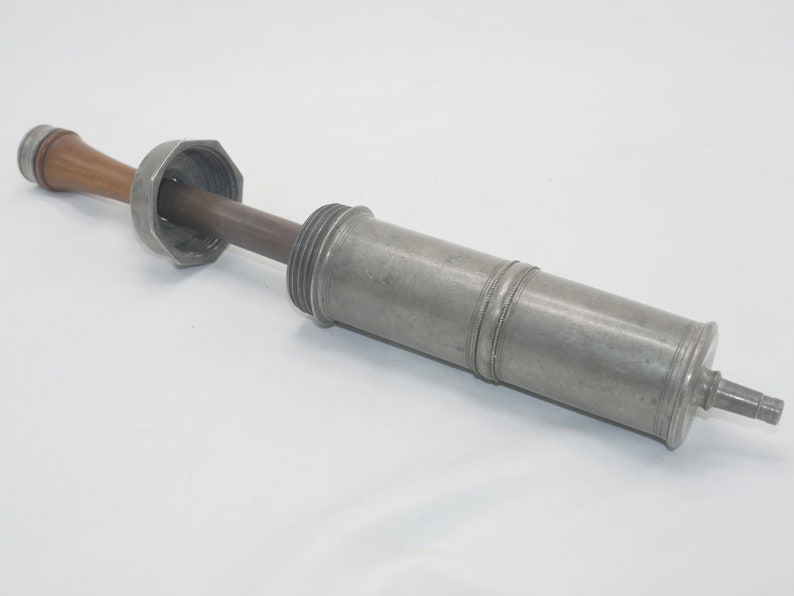 lot nr. 813 antieke Nederlandse klysmaspuit uit begin 19e eeuw - geschiedenis van medische hulpmiddelen/apparatuur afbeelding 2