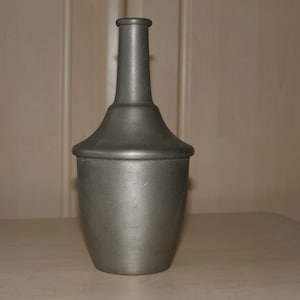 lot nr 19 F10 rare Finnveds tenn pewter vintage decorated VASE made in Sweden Scandinavian swedish tin
