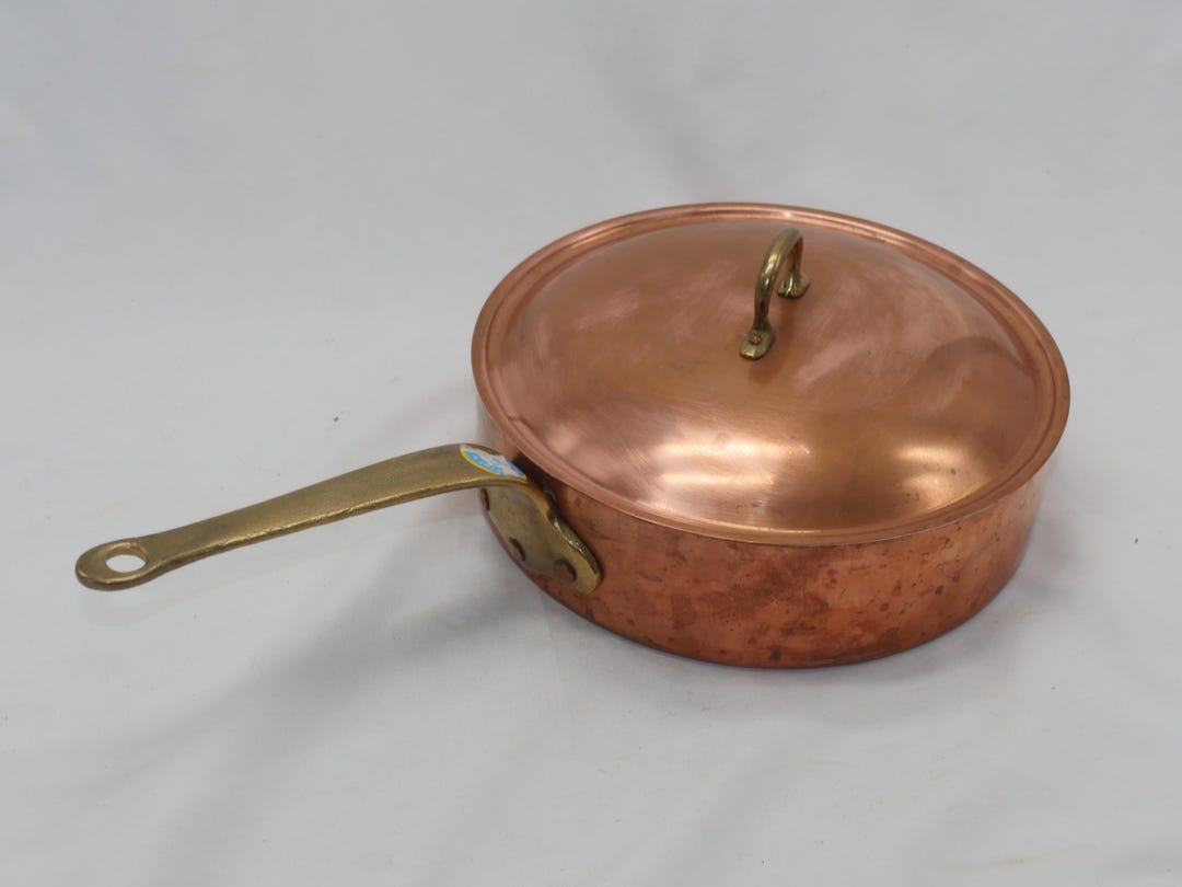 Buy Vintage Dala Gruppen Swedish Copper Fry Pan With Brass Handles