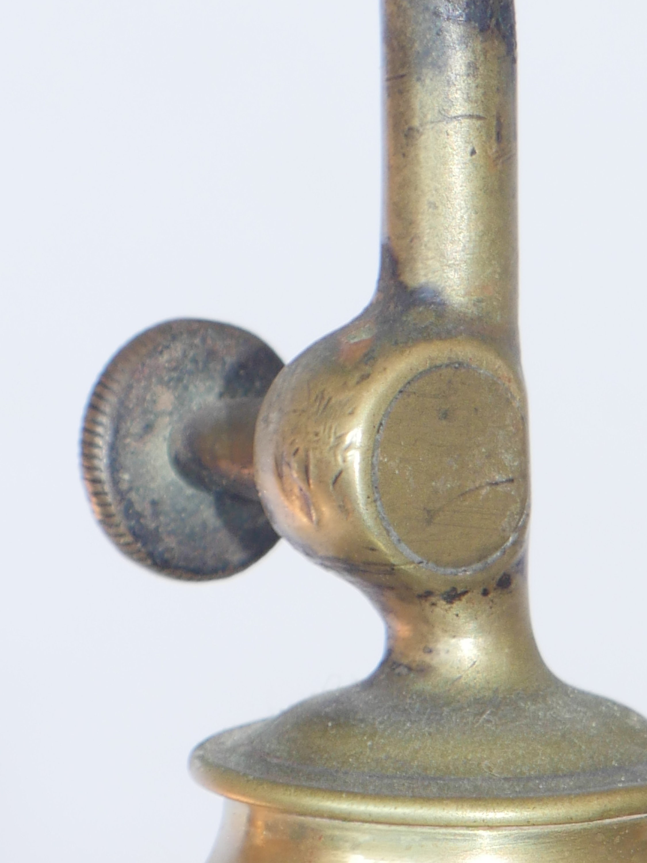 アンティークフランス製真鍮オイルランプ、19世紀、番号770 - Etsy 日本