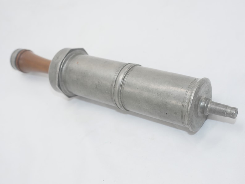 lot nr. 813 antieke Nederlandse klysmaspuit uit begin 19e eeuw - geschiedenis van medische hulpmiddelen/apparatuur afbeelding 1