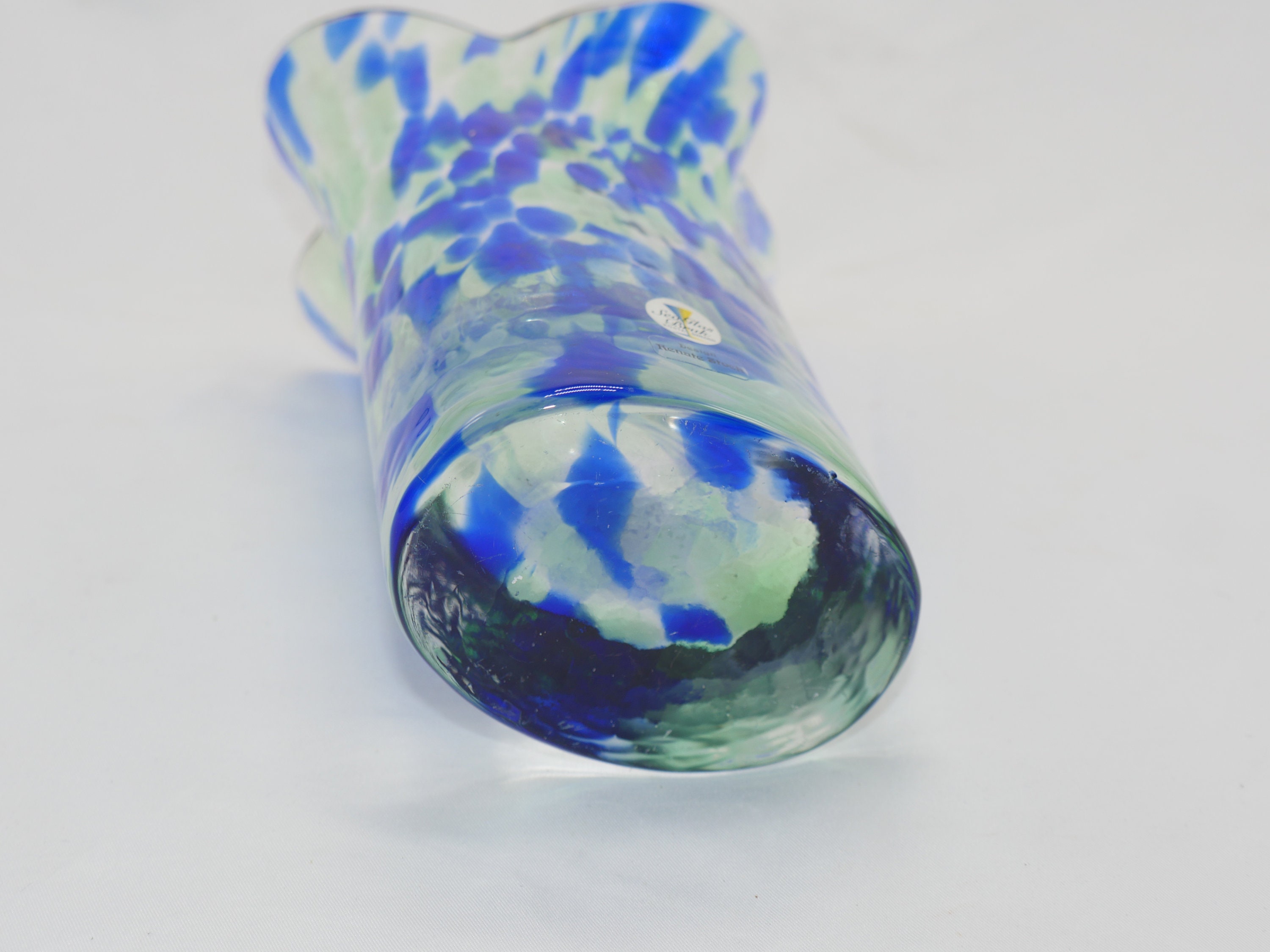 Vintage SEA Glasbruk Renate Stock Swedish Art Glass Vase Nr 755 - Etsy