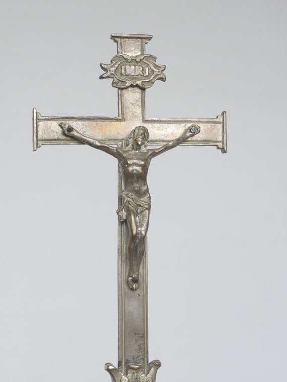 ロット番号 427 フランス 19世紀 アンティーク 金属製 祭壇 ゴシック