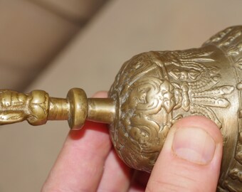 ロット番号305 ブロンズ ヴィンテージ ロングハンドルハンドベル