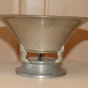 lot nr 78 G8 L&L signed Svenskt tenn pewter Scandinavian Swedish bowl tin tinn made in Sweden metal pottery