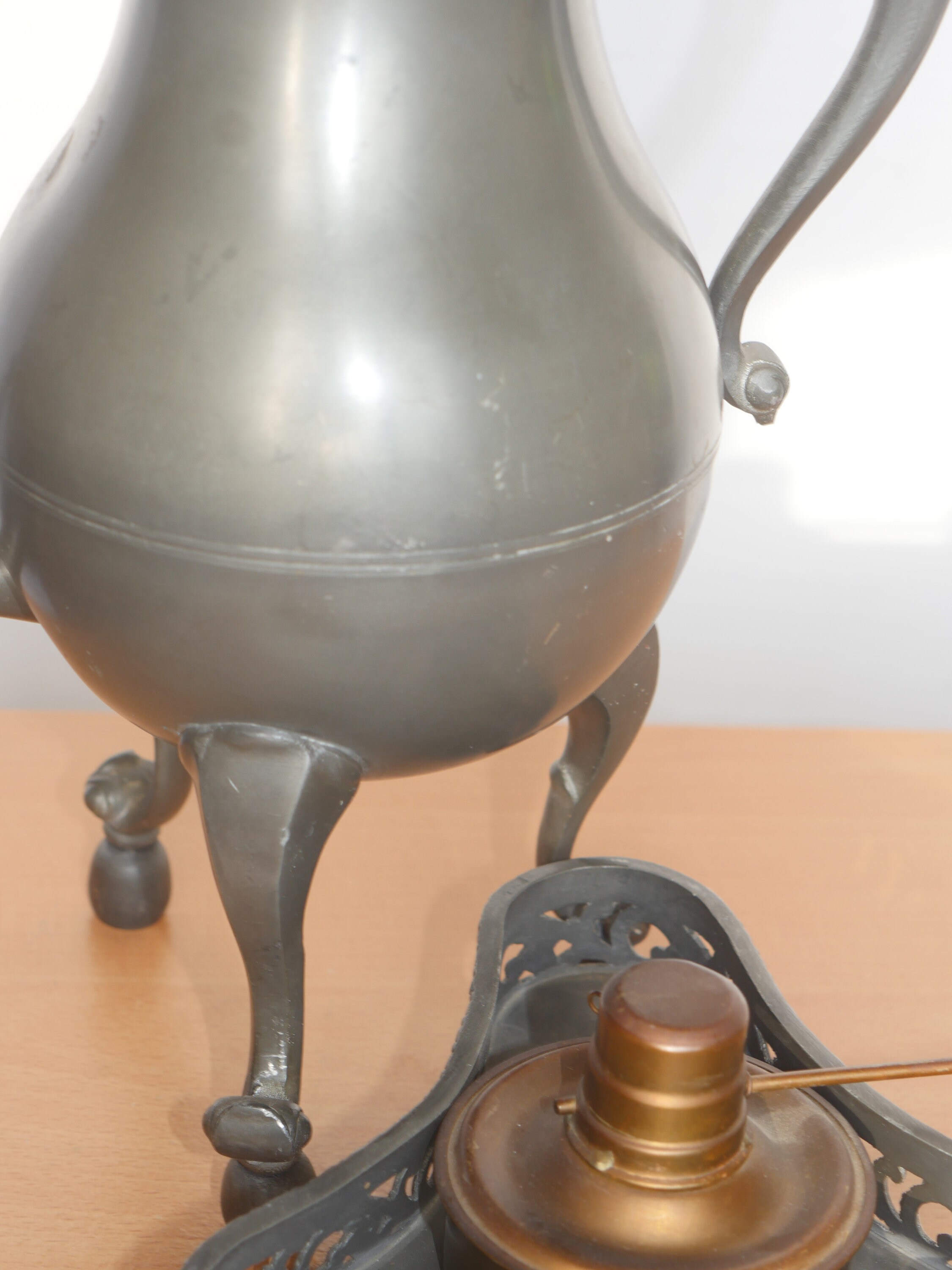 レビュー高評価のおせち贈り物 259 Nr Lot 15 Dutch Antique Vintage Old Big Heavy Inches ポット・急須