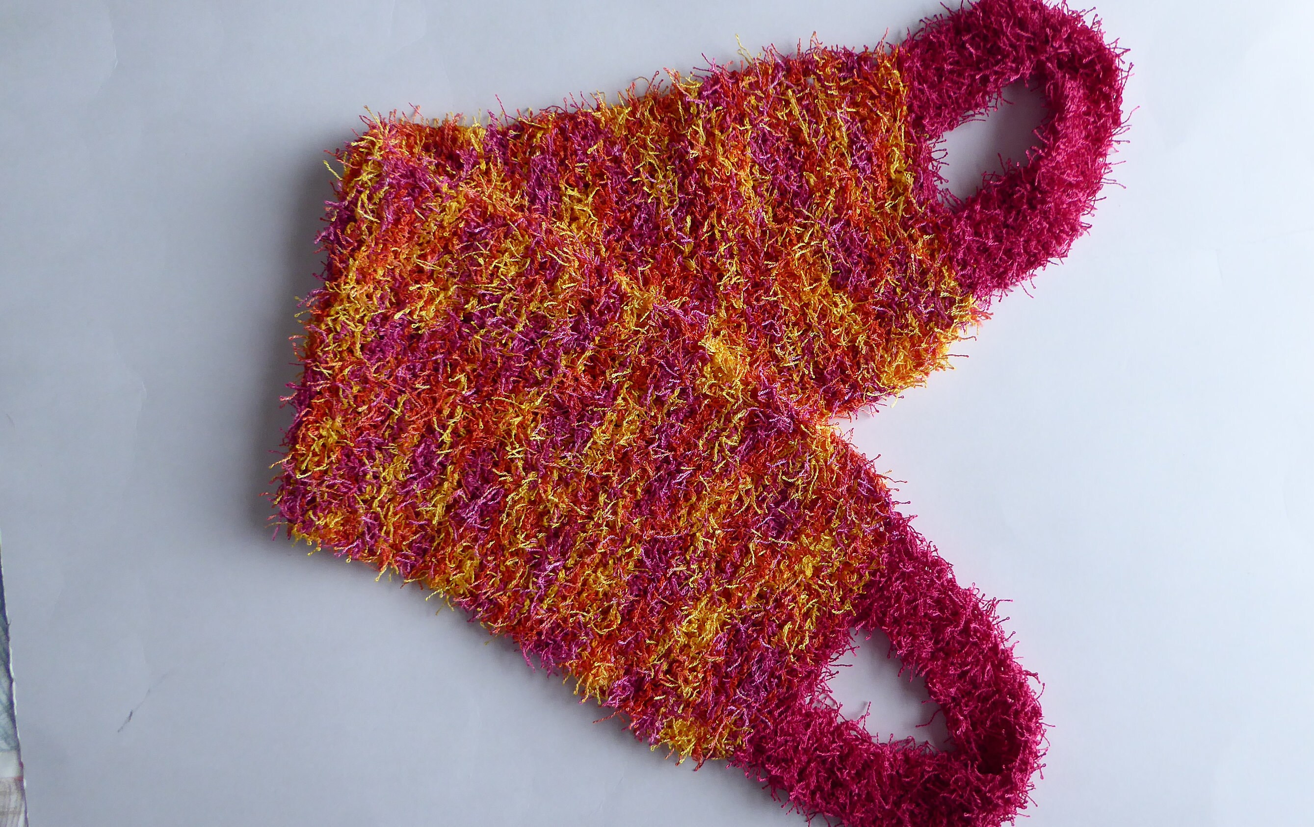 Hand Knit Back Scrubber/ Shower Scrubber/ Bath scrubber/ Back Etsy