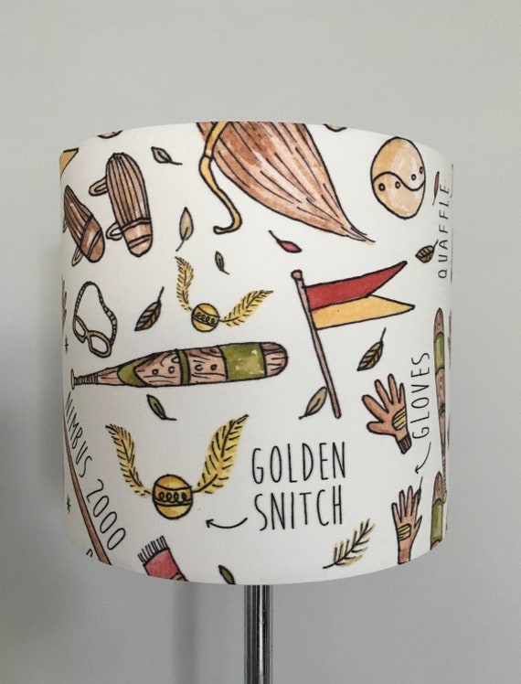Harry Potter Fabric Drum Lampshade Ceiling Shade 20cm Diameter