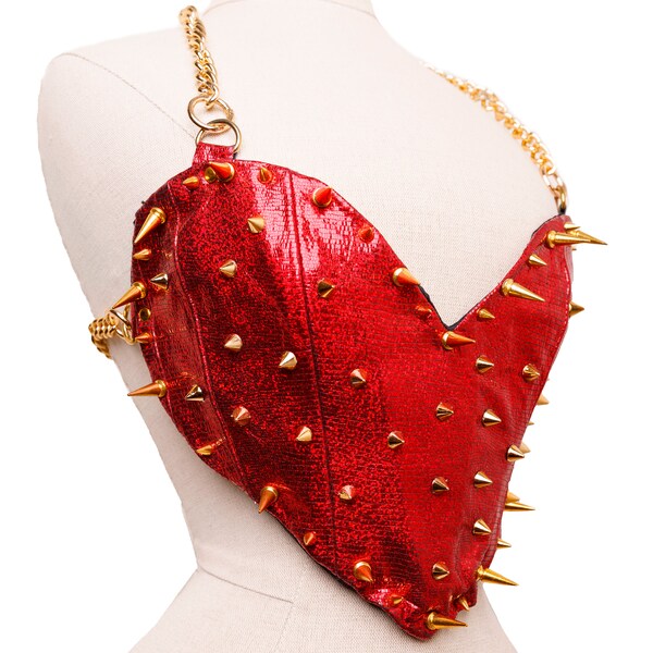Heart Cutout Corset Etsy