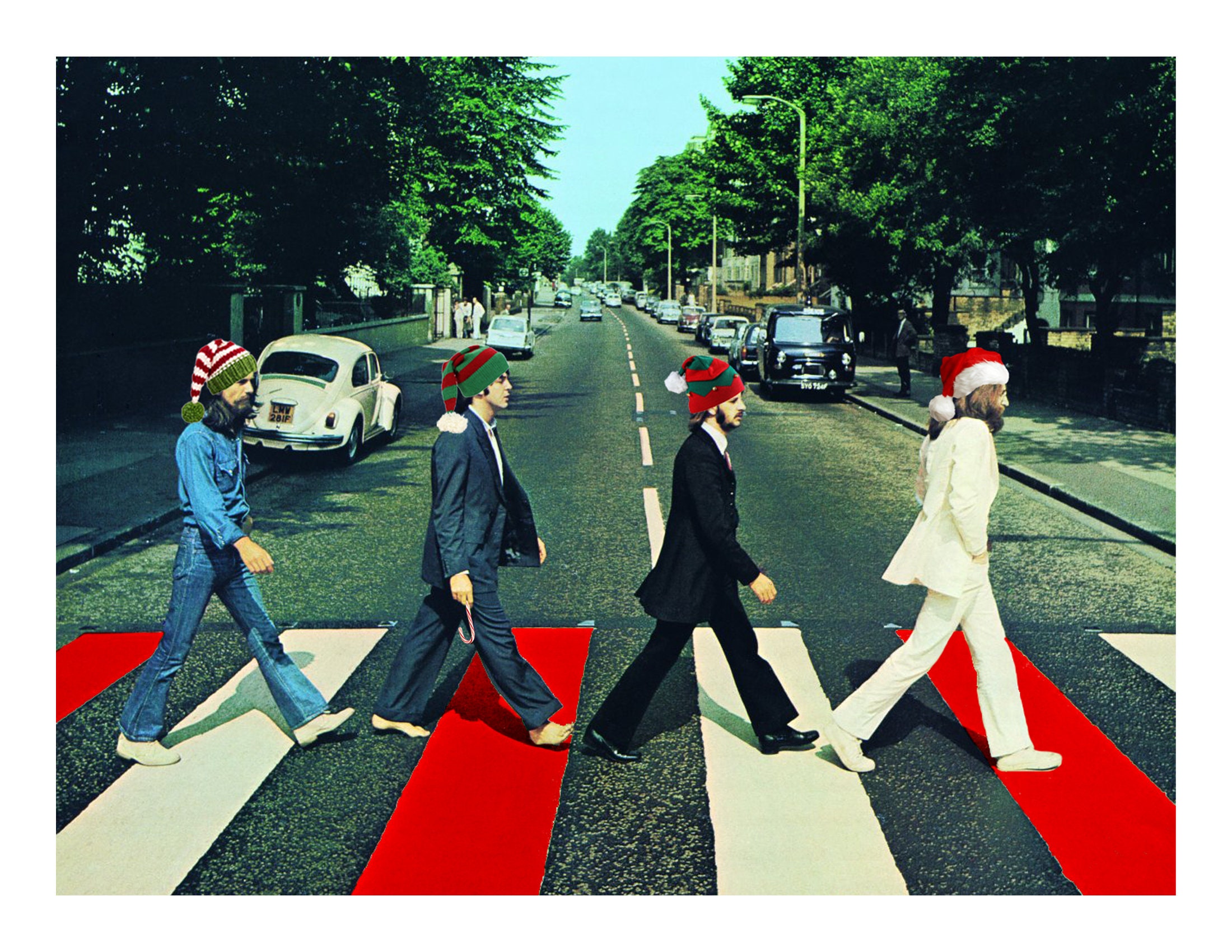 Abbey Road Christmas Card: Beatles Holiday Greeting - Etsy