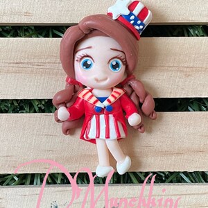 Onafhankelijkheidsdag klei, 4 juli klei, dwaze klei, haar boog klei, boog klei, boog middenstuk, boog versiering