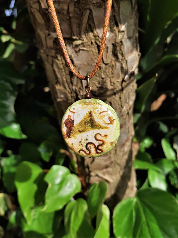 Lava stone deals pendant