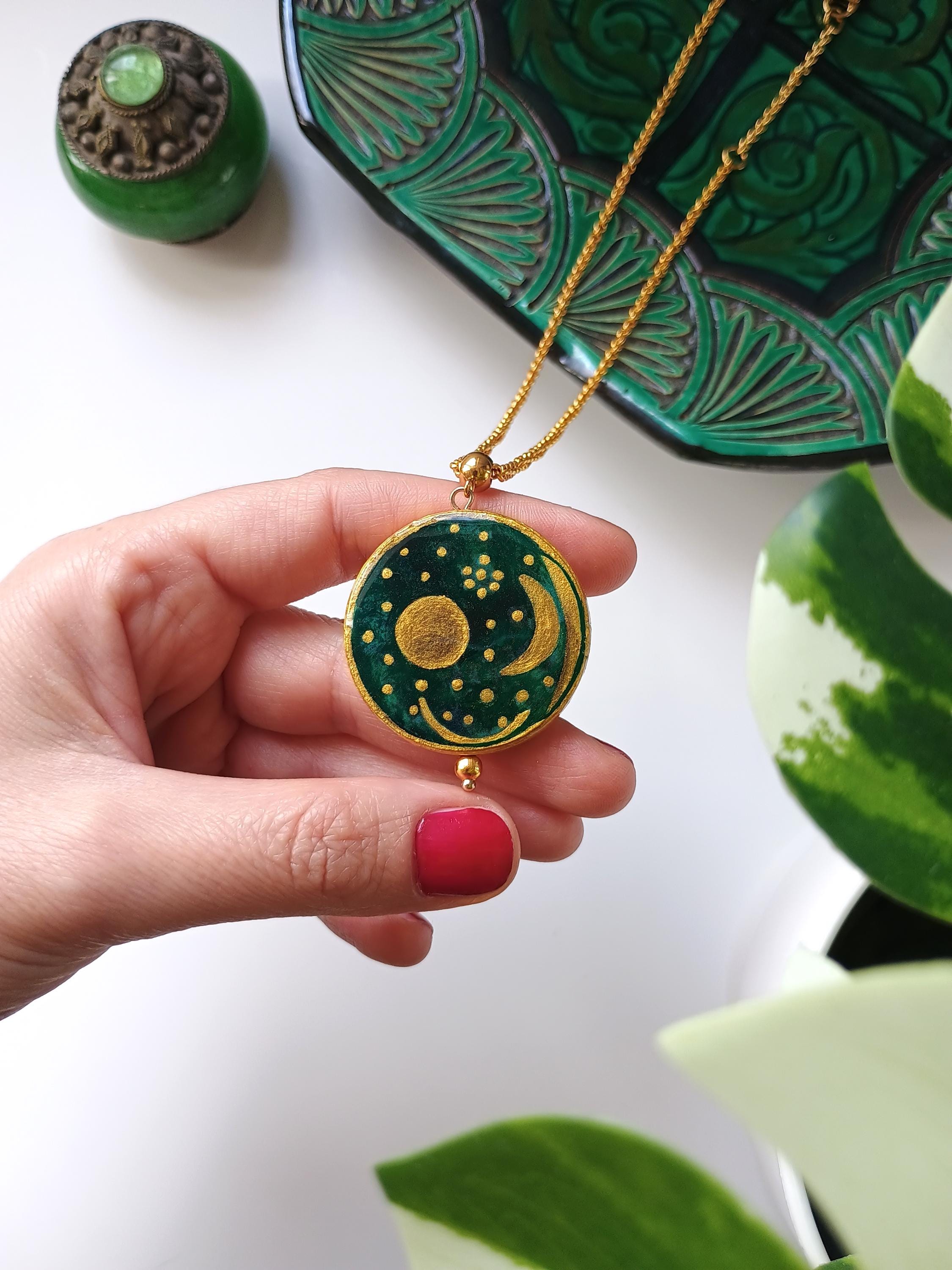 Collana Da Uomo Con Ciondolo A Forma Di Luna | SHEIN ALIA - Foto 10