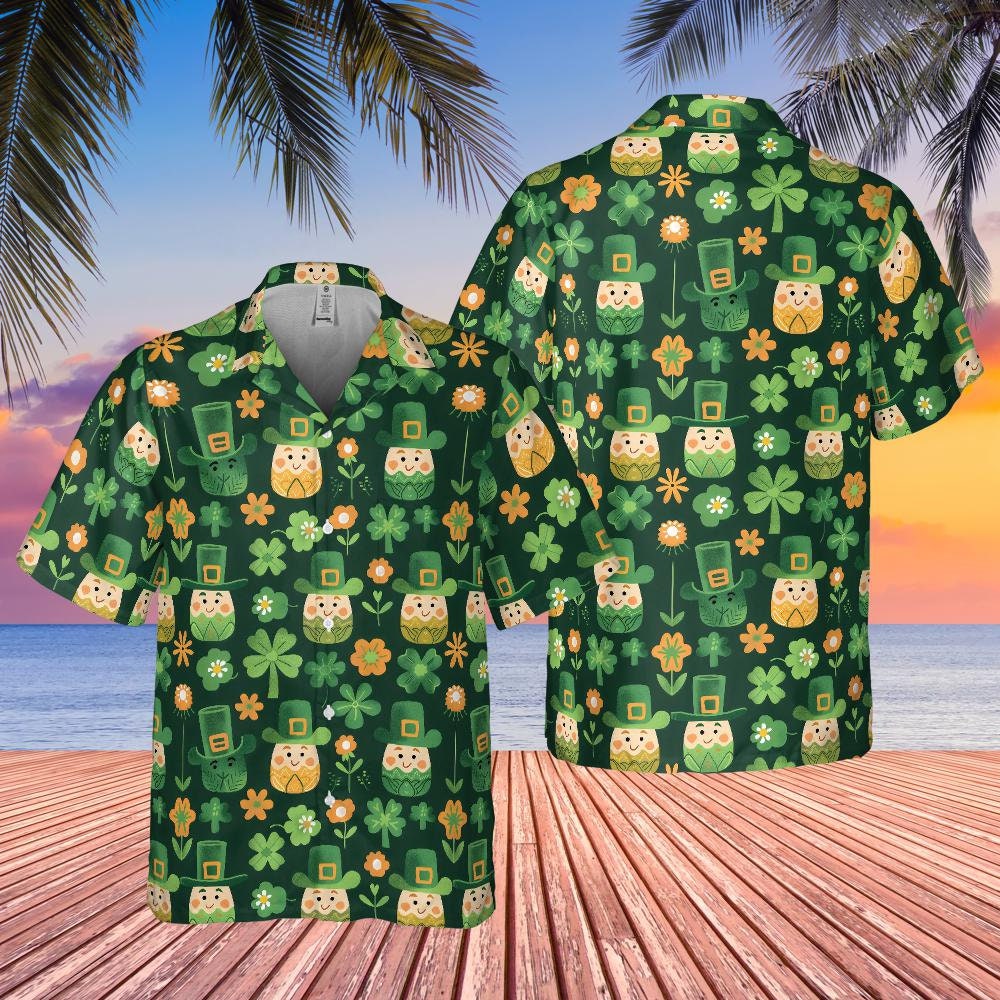 Discover St. Patrick's Day Hawaiian Shirt for Men - Green, St. Patrick's Day