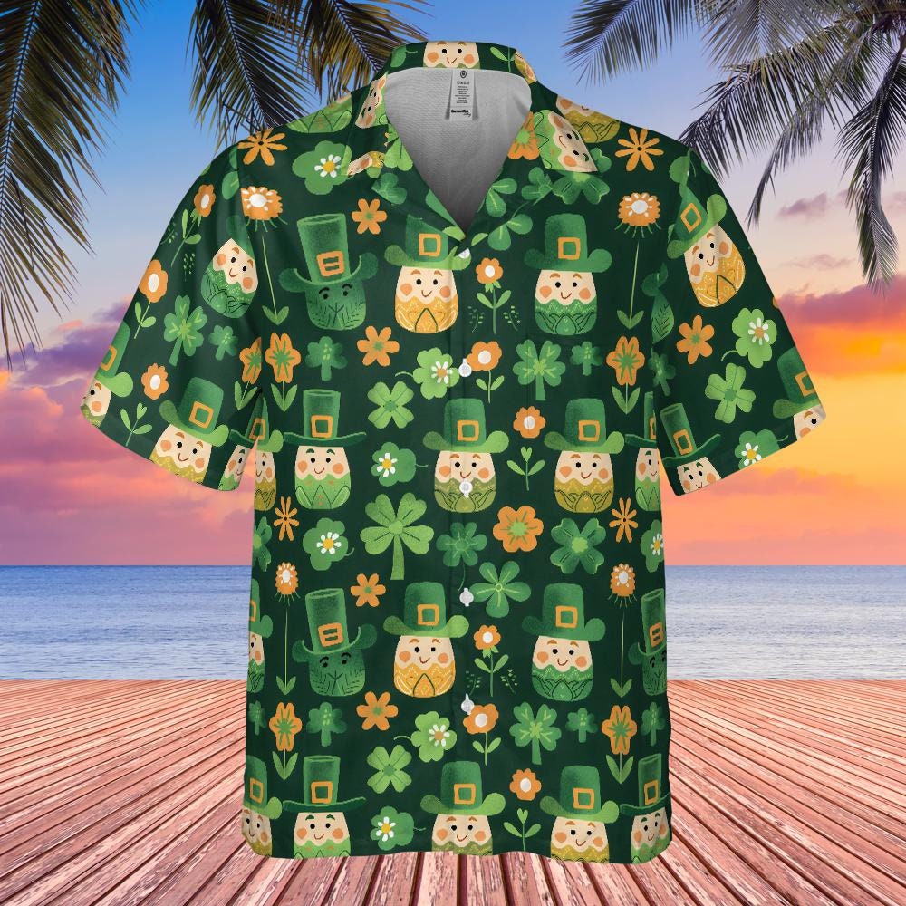 Discover St. Patrick's Day Hawaiian Shirt for Men - Green, St. Patrick's Day