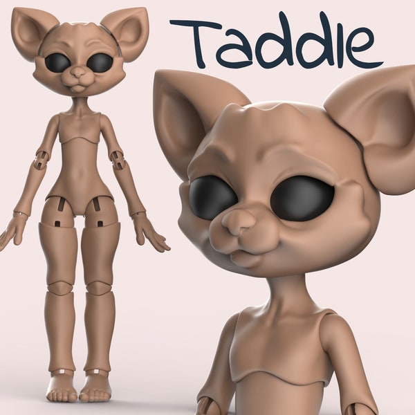 Taddle - Kit STL 3D Base de muñeca articulada con bola impresa - Archivos compatibles con filamento PLA /resina SLA