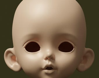 Gloria - Head, 3DHead, HeadArt, Headspace, CreativeHead, ArtisticHead, HeadModel, HeadDesign, 3DPrinting, Sculpture