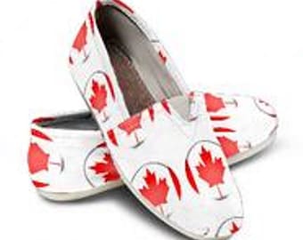 Canvas High Top Sneaker Casual Skate Shoe Boys Girls Fleur-de-lis Quebec Flag