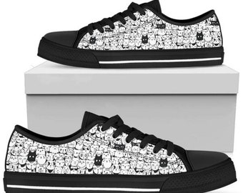 converse cat print