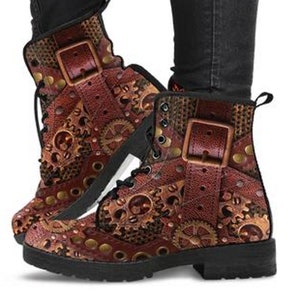 Womens Fashion, Ankle Boots, Winter Leather Boots, Custom Printed Boots, Combat Boots, Cowgirl Boots, Rain Boots, Womens Lace Up boots,Shoes