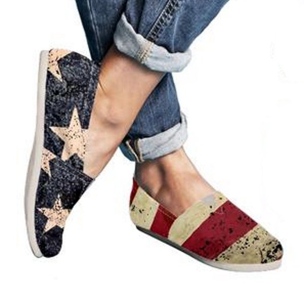 Image showcasing Patriotic Shoes - Etsy