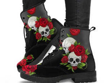 doc martens skulls and roses