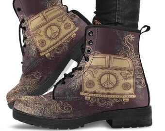 Mandala Peace Handcrafted Boots
