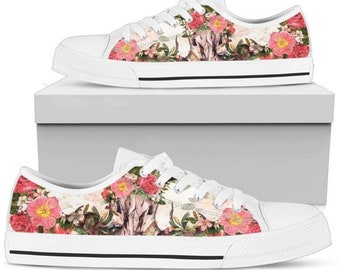 floral tennis shoes womens