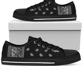 blue bandana converse