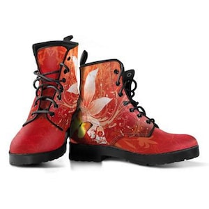 Springerstiefel Lilya Damen Lederstiefel, Handgefertigte Stiefel, Veganes Leder, Klassischer Stiefel, Schnürstiefel, Mädchenstiefel, Stiefeletten für Mädchen,