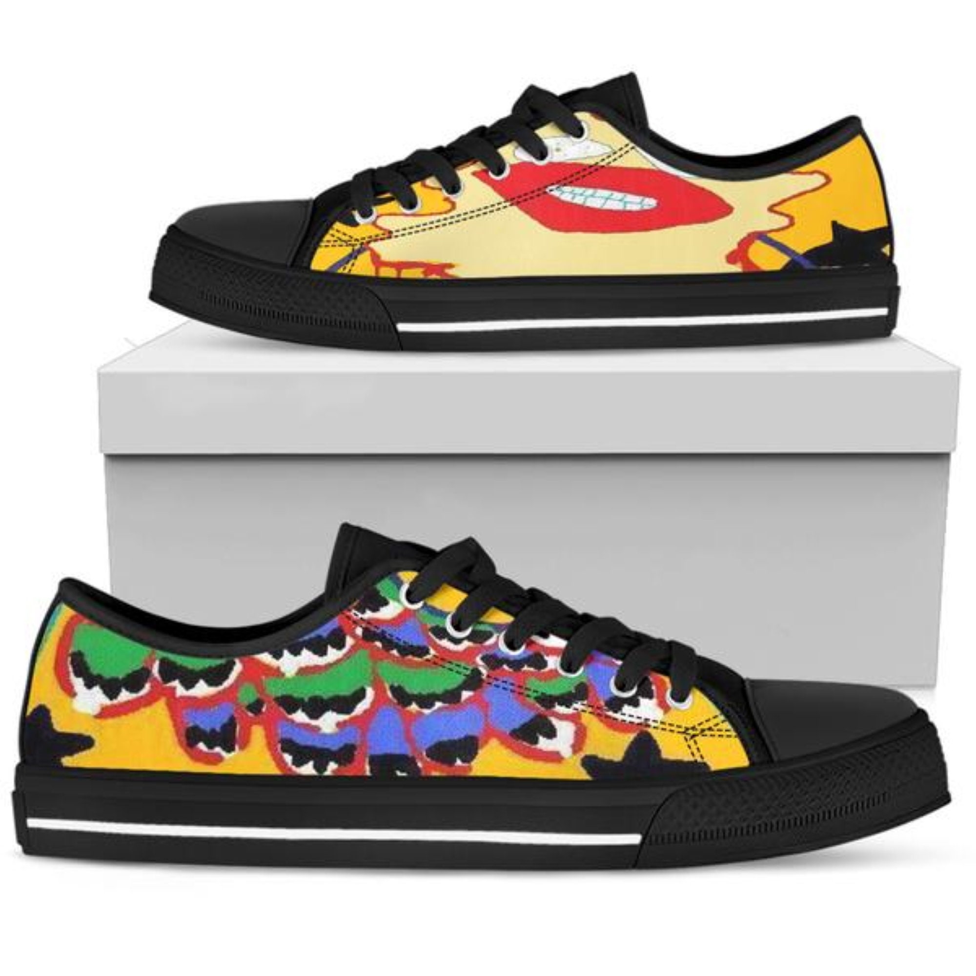 At sige sandheden Normalisering Ældre Pop Culture Sneakers Men's Customized Gifts Her Art - Etsy