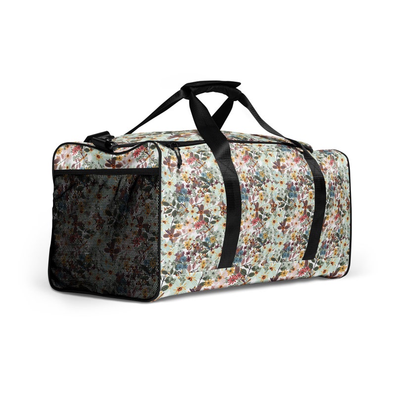 Beautiful Floral Duffle Bag Girlfriend Gifts for Her Etsy
