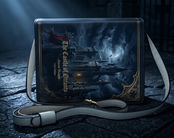 The Castle of Otranto — Horace Walpole 1764 Book-shaped Crossbody Bag