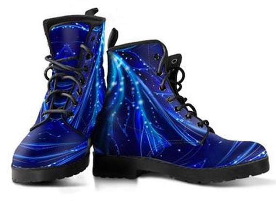 Society6 ケース blue boots by Tatiana-teni Doc Martens 1460 Pascal Blue Tie Dye Leather Lace Up Boots
