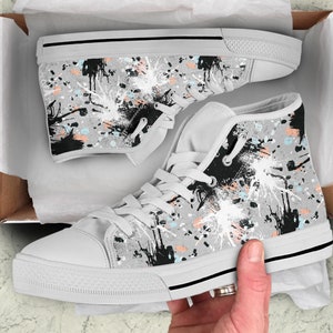 Frau Muster benutzerdefinierte High Top Schuhe, Geburtstagsgeschenke für ihre Casual Cute Schuhe