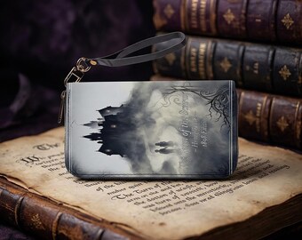 Turn Of The Screw Long Wallet, Henry James Book Wallet, Gothic Ghost Story Wristlet, Zipper Wallet For Women, Book Lover Gift
