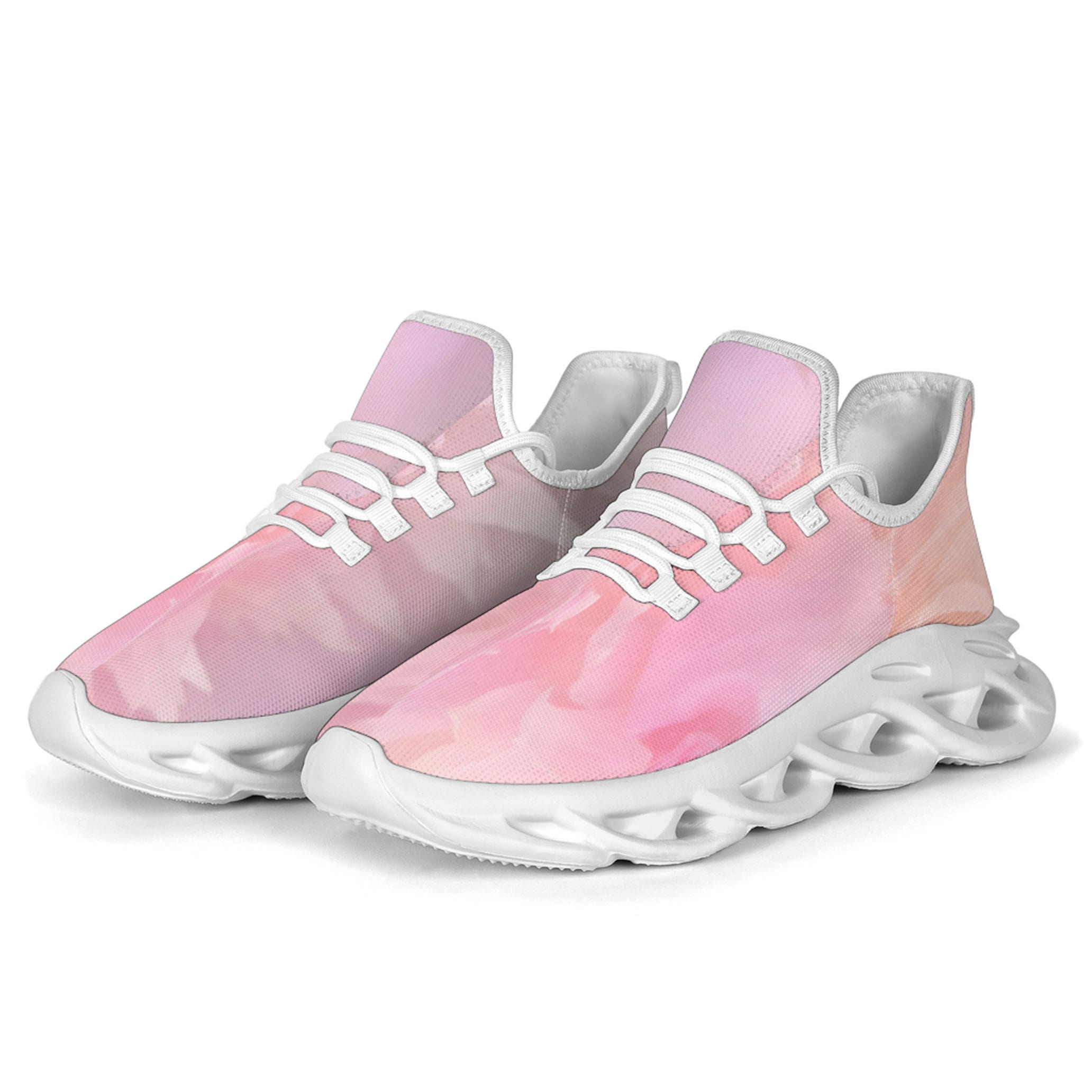 Pink Rose Pedals M Sole Sneakers Unisex Adult Shoes Girl Gifts for Her Casual Sneakers