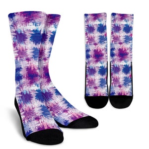 Splash of Color Crew Socks, Mother&#39;s Day Gifts for Her  Womens Socks, Cool Socks, Fashion Socks, Custom Gift