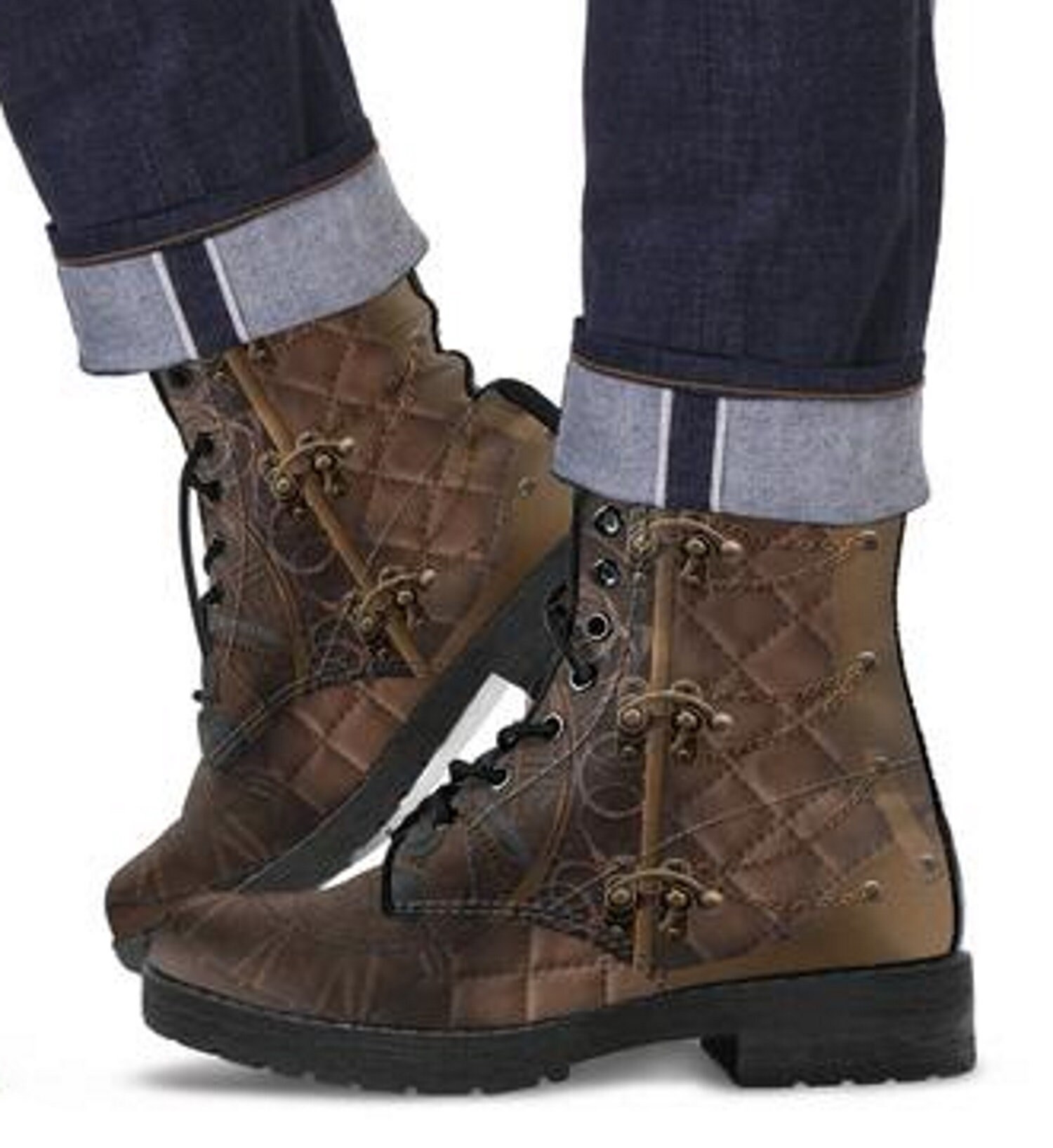 Men's Steampunk Vegan Leather Custom 