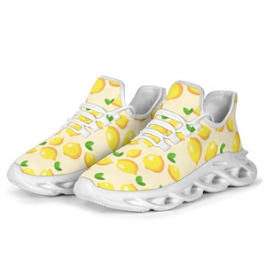 M-Sole Lemon Sneakers, Mother&#39;s Day Gifts for Her Casual Unisex Adult Shoes