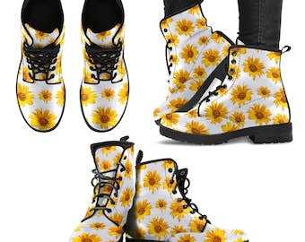 Vegan sunflower boots top