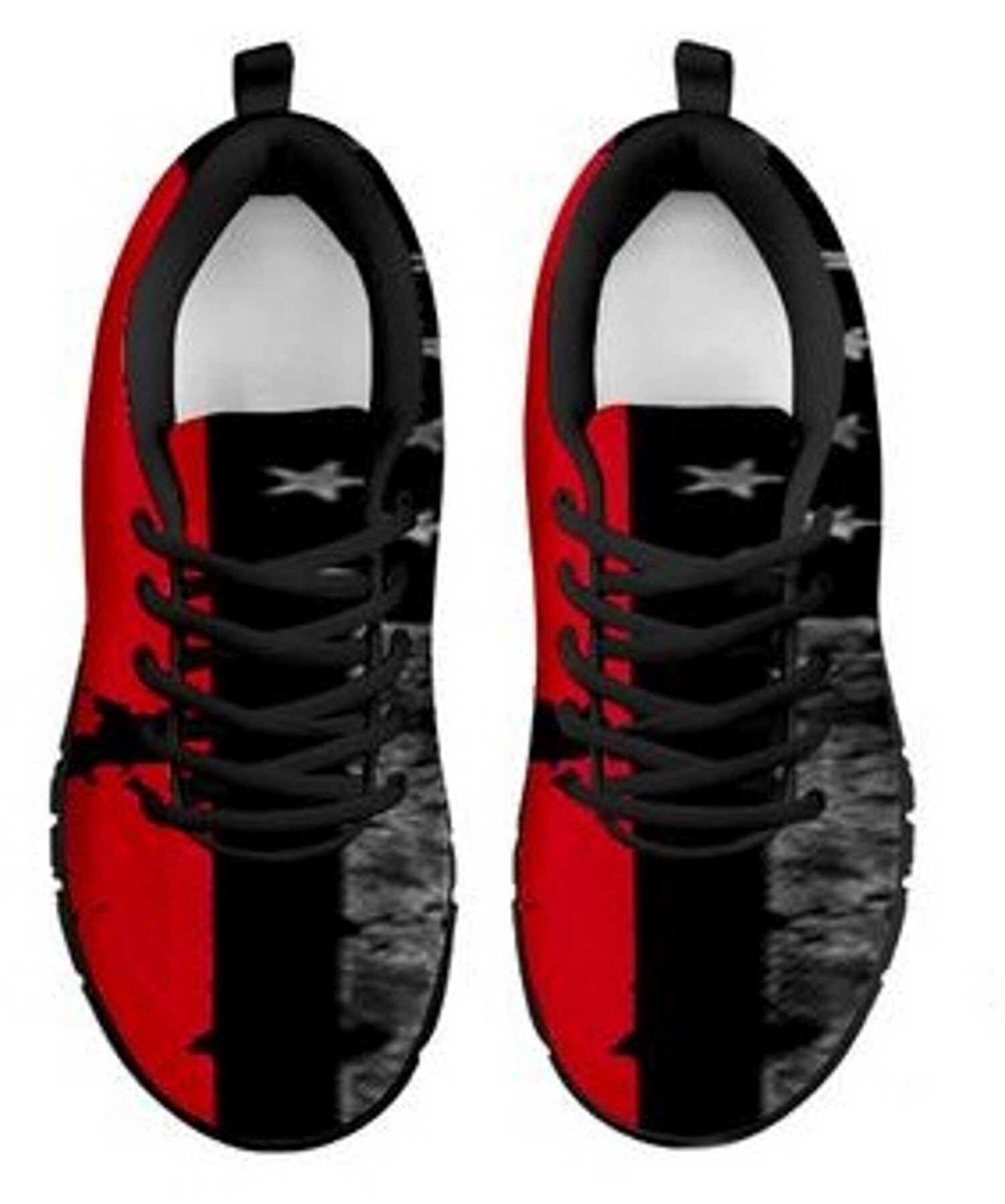 Thin Red Line Firefighters Sneakers Personalized Womens Gifts Etsy