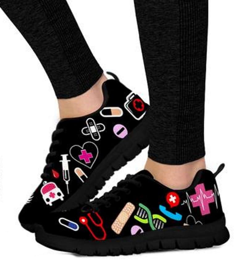 Krankenschwester, Turnschuh-Frauen-Gewohnheit, Doktoren, Geschenke für ihre Doktoren Krawatte, Sportschuhe Bild 1