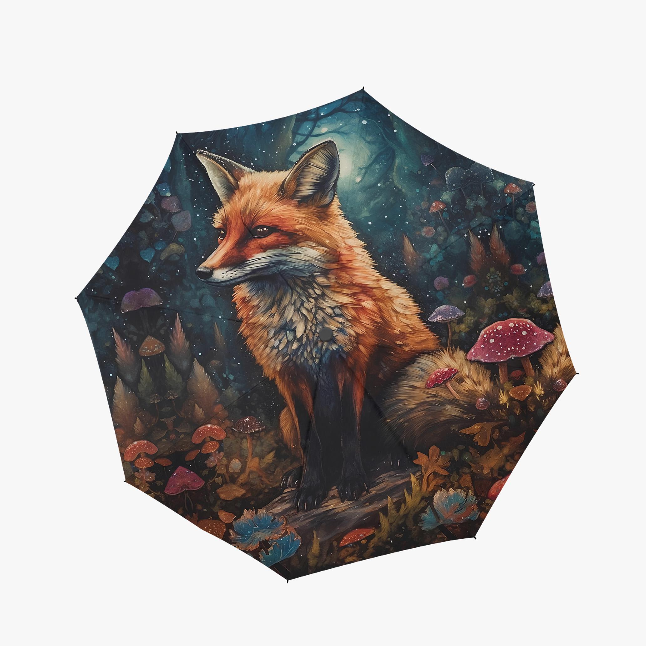 Enchanted Forest Fox Umbrella, Unique Art Print Wilderkind - Etsy Canada