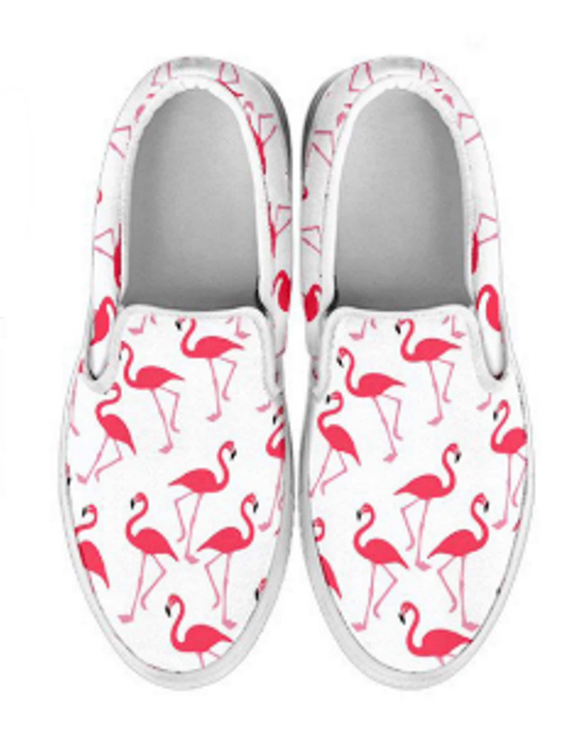Flamingo canvas shoes cheap