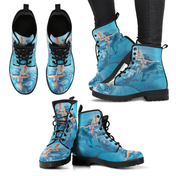 Mermaid Handcrafted Boots main image 1