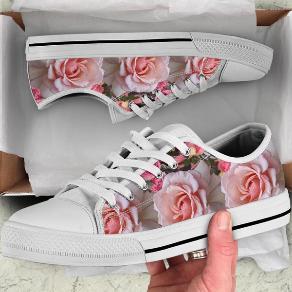 Personalized Off-road Girl Low Top Sneakers - Birthday Gift Idea