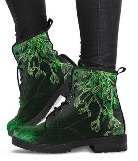 ダウンジャケット・コート Green 100 Snake Print Leather Boots Dries Van Noten Snakeskin-Embossed Leather Knee-High Boots