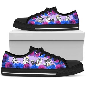 Husky Women&#39;s Low Top Shoe, Tie Sneakers Cute Shoes, Low Top Gifts for Girlfriend