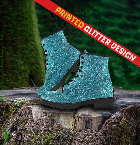 DOGO Stivali Lunghi Donna In Pelle Vegana Turchese, Design Best Memories, Colorati E Sostenibili